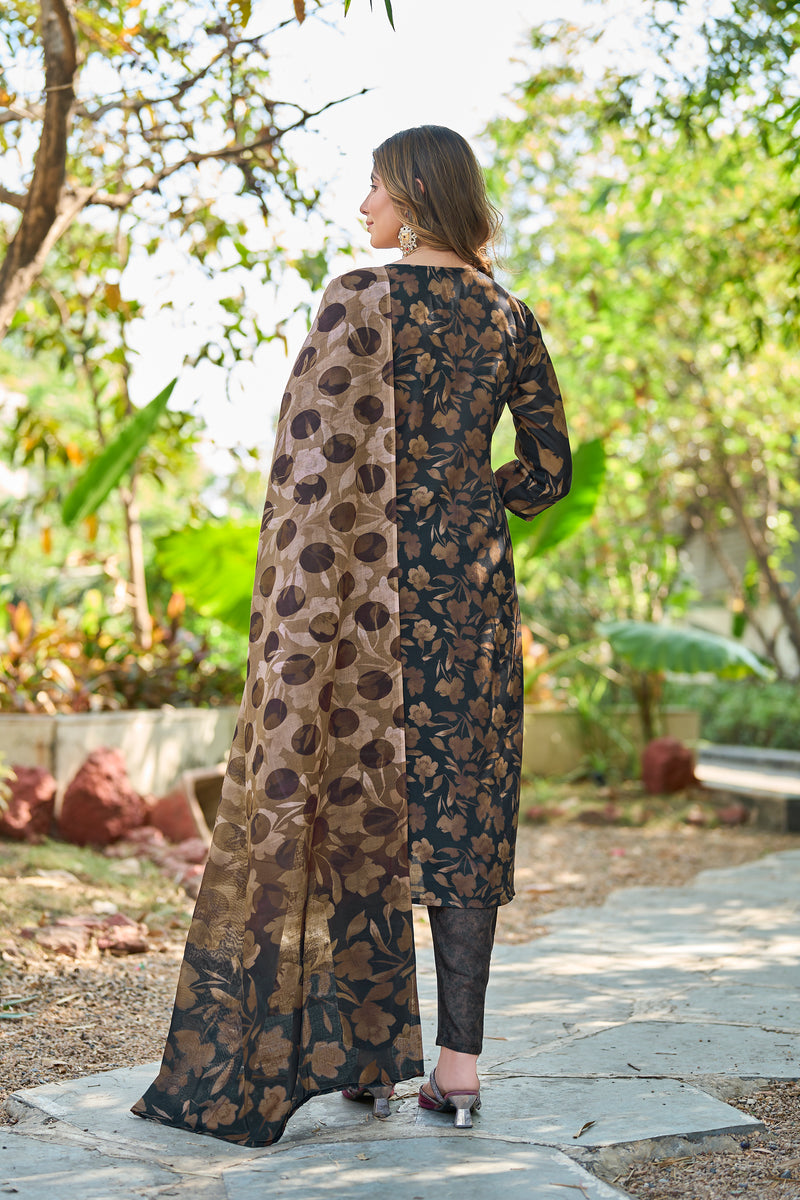 Mal Cotton Digital Print Kurta Pant Set