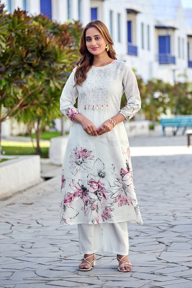 TAVAS Digital Print Cotton Co-ord Set