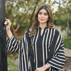 Chic Digital Print Mal Cotton Kurta Set