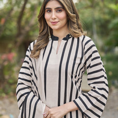 Chic Digital Print Mal Cotton Kurta Set