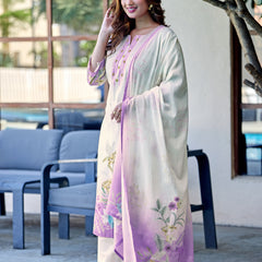 TAVAS Grace Digital Print Cotton Kurta Set