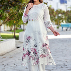 TAVAS Digital Print Cotton Co-ord Set