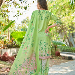 Modern Cotton Kurta Set with Floral Print