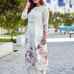 TAVAS Digital Print Cotton Co-ord Set