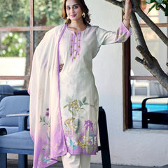 TAVAS Grace Digital Print Cotton Kurta Set
