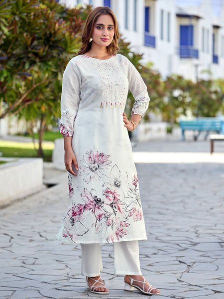 TAVAS Digital Print Cotton Co-ord Set