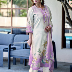 TAVAS Grace Digital Print Cotton Kurta Set