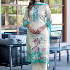 TAVAS Grace Digital Print Cotton Kurta Set