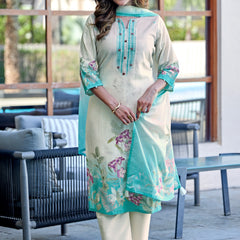 TAVAS Grace Digital Print Cotton Kurta Set
