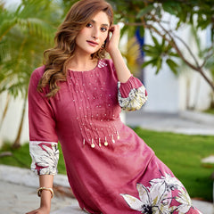 TAVAS Digital Print Cotton Co-ord Set