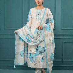 Digital Print Cotton Kurta Set for Women